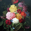 Antique Floral Still Life Painting