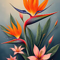 Bird of Paradise Wall Art 