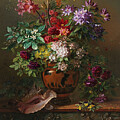 Still Life Bouquet in Ornate Vase